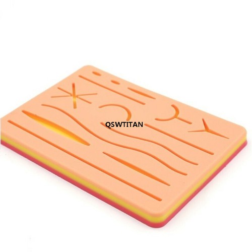Y Traumatic Skin Suture Model Suturing Training Pad Silicone Ferita Sutura Pad - Foto 9 di 12