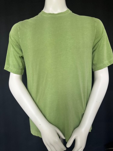 Indigo Palms Denim Co Men’s Green Washed Cotton T-Shirt Size M Free Shipping