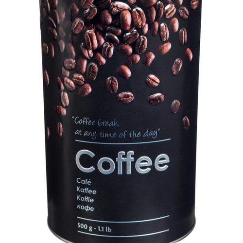 5five Simply Smart Kaffeedose Black Edition, Weißblech, Schwarz für 500 g Kaffee - Bild 3 von 3