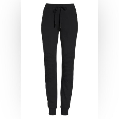 Alo Yoga Women's Urban Moto Sweatpant, XS, Black, New With