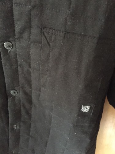 Twisted Soul Black Qulted Shirt Xxl New - Picture 3 of 5