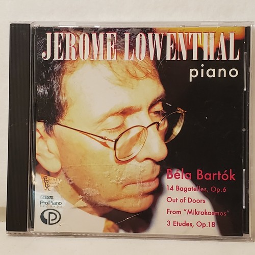 Hieronymus Lowenthal CD Klavier Bela Bartok ProPiano Schallplatten Bagatellen Etüden