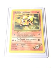 BLAINE’S GROWLITHE - Gym Heroes  - 35/132 - Uncommon - Pokemon Card - NM