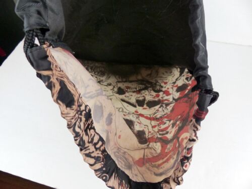 Bolso Zombie Mochila Calavera Estampada Cincha 17X13.5 Horror Monstruos Espíritu Halloween - Imagen 9 de 12