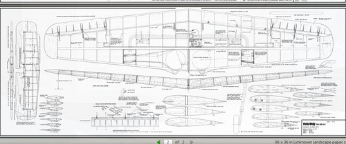  Focke Wulf  190 A-8 / 79.5 inch   Giant Scale RC Model AIrplane Printed Plans   - Picture 3 of 5