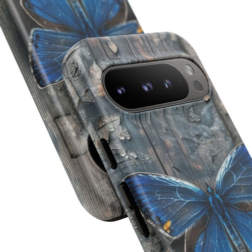 For iPhone | Samsung Galaxy | Pixel Phone Case - Blue Butterfly - 第 228/254 張圖片