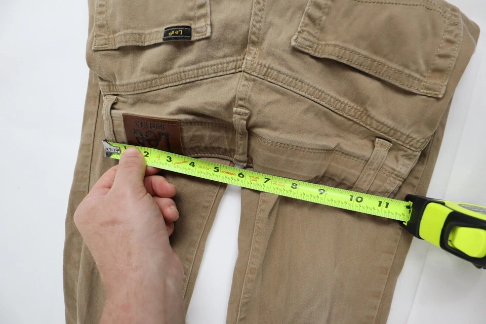 Брюки комфортные хаки Lee детские размер 12 узкие X-Treme - Изображение 3 из 4