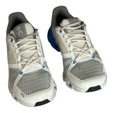 On Cloudflyer Men’s Sneakers White Blue Accents Size M7