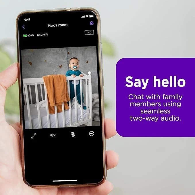 Roku Smart Home Indoor Camera SE (2-Pack) Wired Security Surveillance SHIPS ASAP