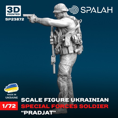 Figura Modelo SP23872 Soldado Fuerzas Especiales Ucraniano Escala Pradjat 1:72 - Imagen 2 de 3