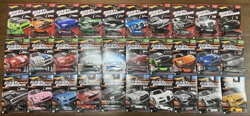 FAST&FURIOUS Hotwheels 30 types complete set #PGHSGK
