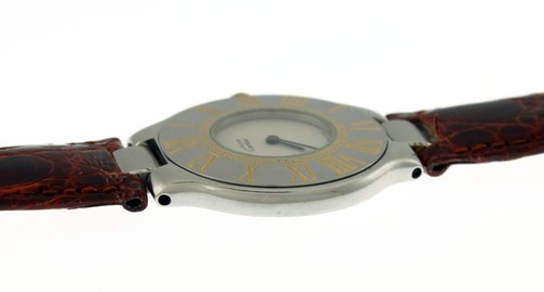 Reloj de cuarzo vintage Must De Cartier 21 1340 31 mm dos tonos acero inoxidable - Imagen 6 de 10