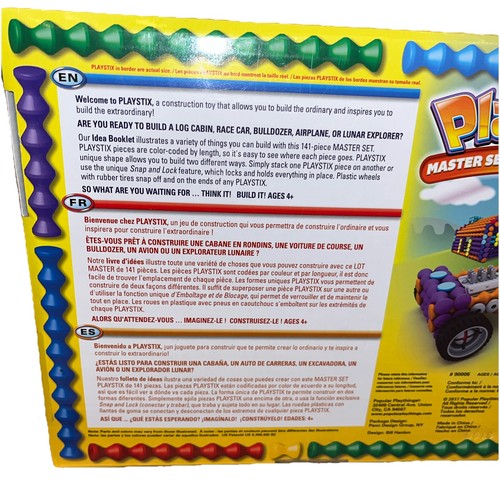 Playstix Master Set: 141 Pcs Popular Playthings Parents Choice Ages 4+ _A1 - Picture 11 of 12