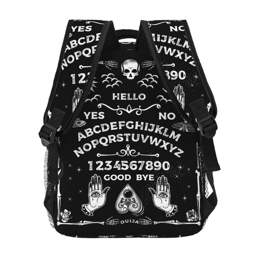 Ouija Board Gothic Goth Backpack For School Laptop Bags Bookbag Big Casual Da... - Picture 5 of 7