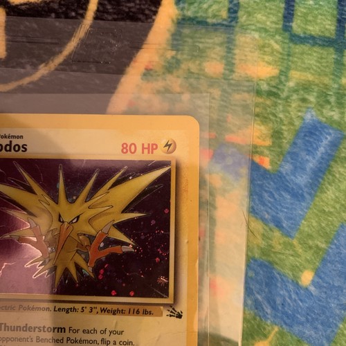 Rare Zapdos Holographic 15/62 with swirl  - Picture 8 of 11