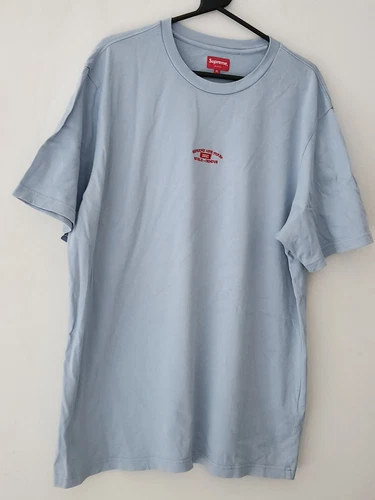 SS21 Supreme Monde Célébres S/S Haut T Shirt Taille XL T Shirt Clair Ardoise