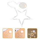  6 -pcs -Fensterlichter mit Saugnäpfung Tasse Hangleuchten Hintergrund