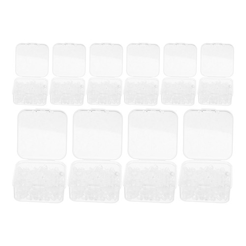 10 Box Ohrring Rückseiten Ersatz weiche Pads klar Ohrstecker für Ohrringe - Bild 4 von 20