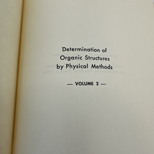 Determination Of Organic Structures By Physical Methods Vol 2 Nachod & Phillips - Imagen 11 de 24