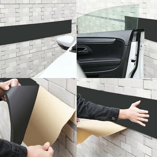 200 X 20cm Car Door Protector Garage Rubber Wall Guard Bumper Safety Parking - Picture 5 of 12