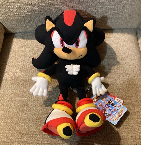 Sonic the Hedgehog - Shadow Sega Prize Europe Plüschtier Kuscheltier mit Etikett - Bild 1 von 9