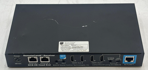 Sound Control Technologies RC8-HE Head End RemoteCam8 Receiver - Picture 2 of 4