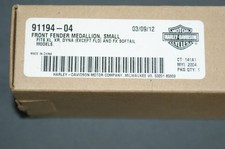 Genuine Harley Davidson Front Fender Medallion Small 91194-04