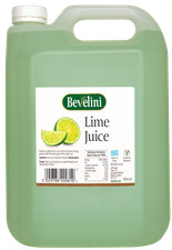 Bevelini Lime Juice 4L x 4 | Bulk Catering Size | Premium Quality Lime Juice