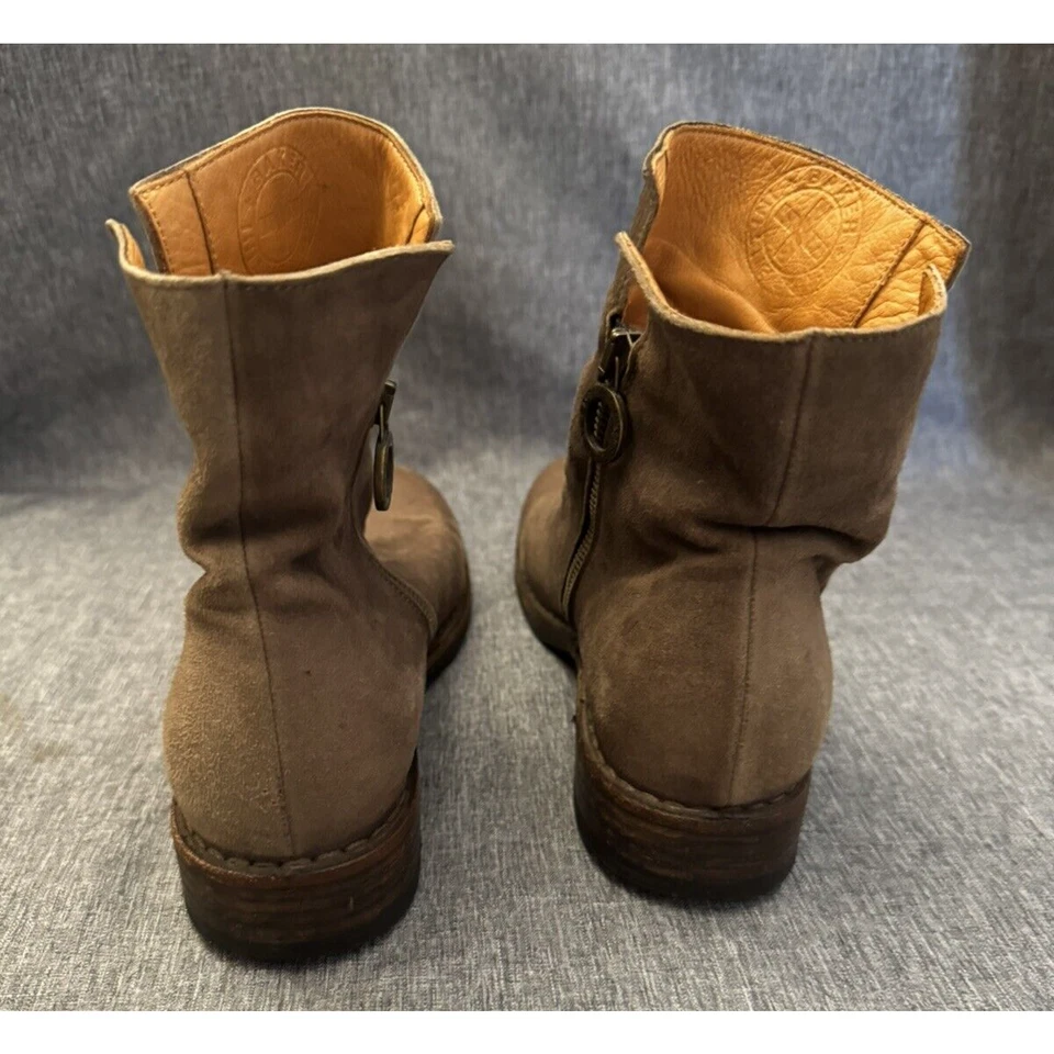 Fiorentini and Baker Mujer Talla 37 Marrón Gamuza Lateral Cremallera Tacón Botines Foto 4 de 4