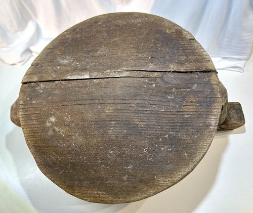 Nuristan Antique Carved Wooden Bowl / Jug; Middle East Afghanistan - Imagen 21 de 24