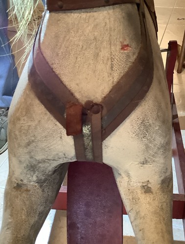 Antikes Morton Converse Segelflugzeug Schaukelpferd, primitiv Vintage Hobby geschnitzt rustikal - Bild 8 von 24