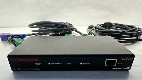 STARTECH SV1107IPEXT 1 Port Server Remote Control IP KVM w/Virtual Media - Picture 3 of 19