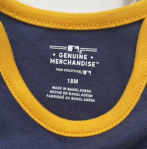 MLB Milwaukee Brewers Infantil Niñas Conjunto de 2 Piezas Body Talla 18 Meses - Imagen 4 de 6