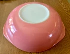 Pyrex Vintage Flamingo Pink 2QT Nesting Mixing Bowl #024 Casserole Shiny&Bright