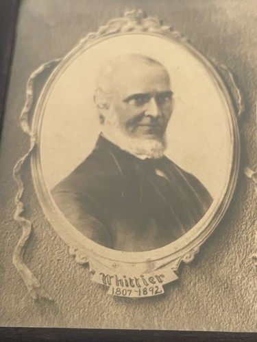 "Our American Poets" Antique Round Photographs of Six (6) USA Poets Framed - Picture 5 of 15