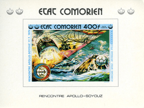 Spazio - Apollo Soyuz - Perf. - Blocco Di Lusso - Foto 6 di 6