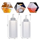 Squeeze Sauce Bottle Dustproof Food Dispenser Small Diameter Syrup Dispenser