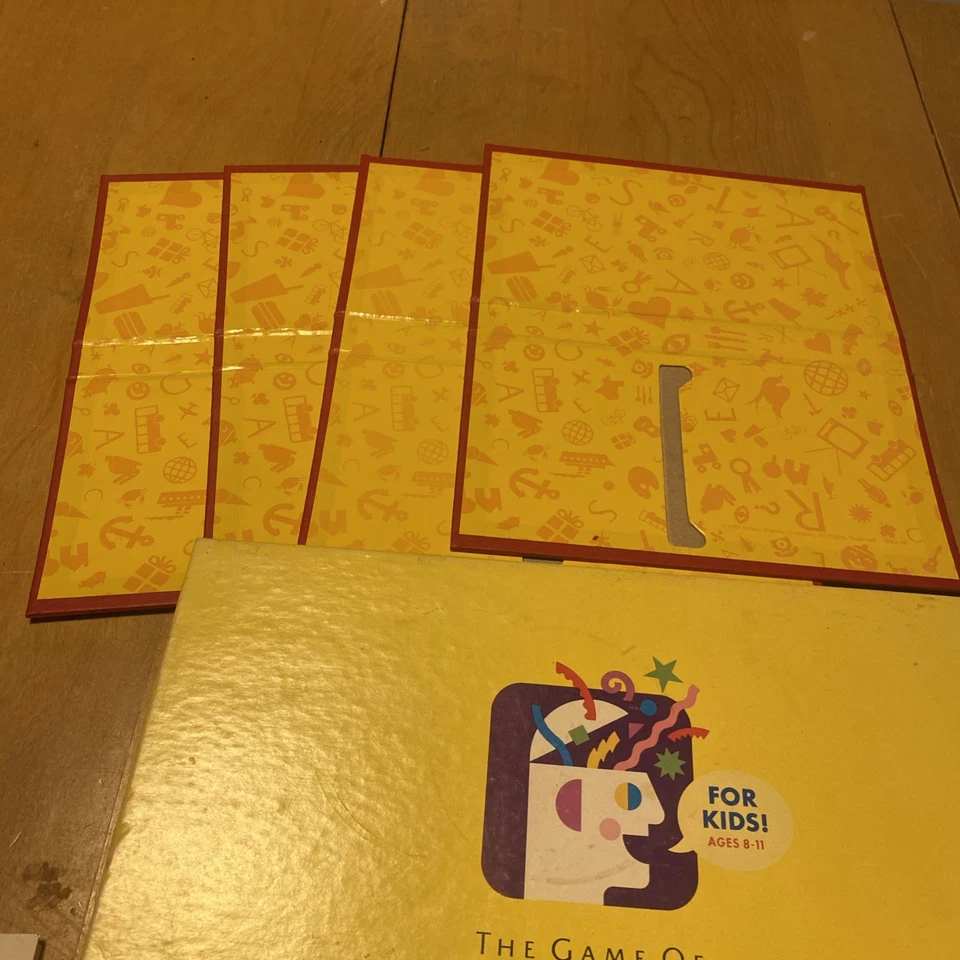 1989 Scattergories Junior Milton Bradley Palabras Fiesta Niños Familia Juego Completo Foto 4 de 4