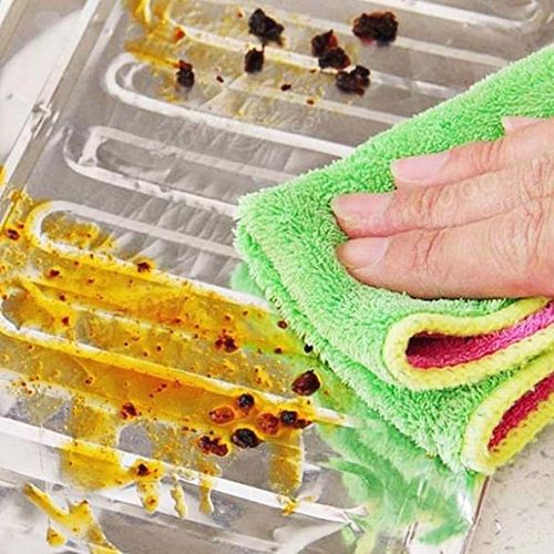 Pannello Paraschizzi Cucina Alluminio Riutilizzabile Antischizzo Fornello Idea R - Foto 3 di 12