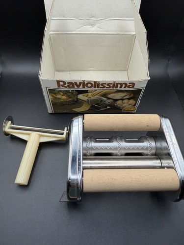Vintage Raviolissima Marcato Pasta Roller Machine Attachment Accessory Italy - Picture 3 of 13