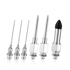 6pcs Grease Gun Accessory Set, Including 3 Grease Gun Needle Mouth + 2 Narrow...