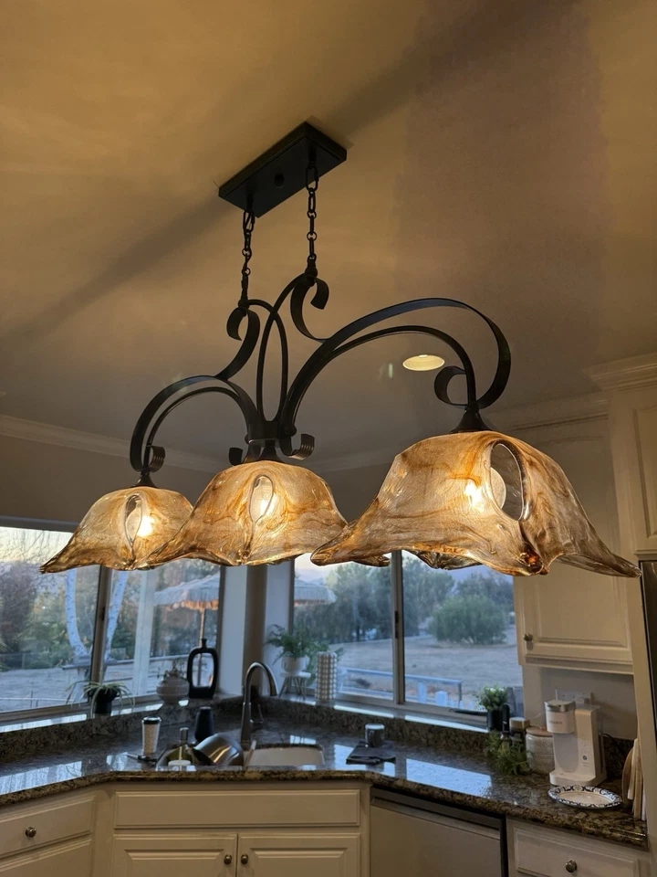 Uttermost - Three Light Island Pendant - Lighting Fixtures - Vetraio - 3 Light - Image 2 of 4