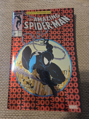 THE AMAZING SPIDER-MAN #300 25th Anniversary Faksimile Edition Marvel Comic Folie - Bild 1 von 2