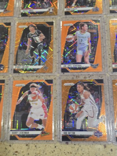 2024 WNBA Prizm 29 Card Orange Velocity Vet Lot - Picture 7 of 12