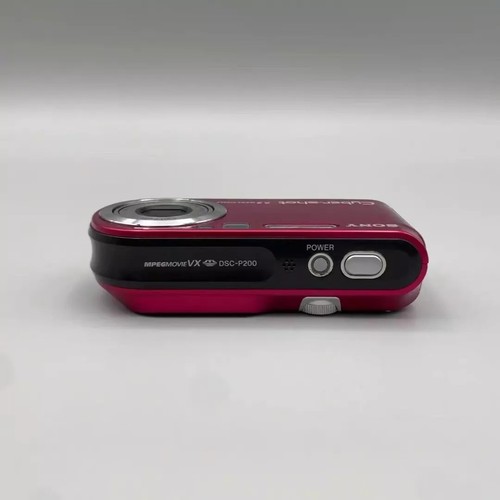 Sony Cyber-shot DSC-P200 7.2MP 3x Optical Zoom CCD Digital Camera - Red - Picture 10 of 12