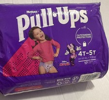 Disney Junior Minnie Huggies Pull-Ups Training Pants - Girls - 4T-5T- 17 count