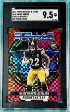 2021 Najee Harris Panini Rookies & Stars Stellar Rookies Plaid  Prizm RC SGC 9.5