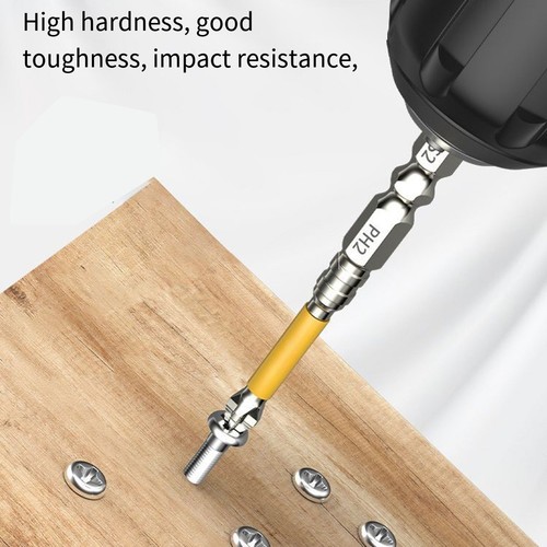High Magnetic Screwdriver Bits Set 6 Pieces for Furniture and Appliance Repair - Photo 7/9