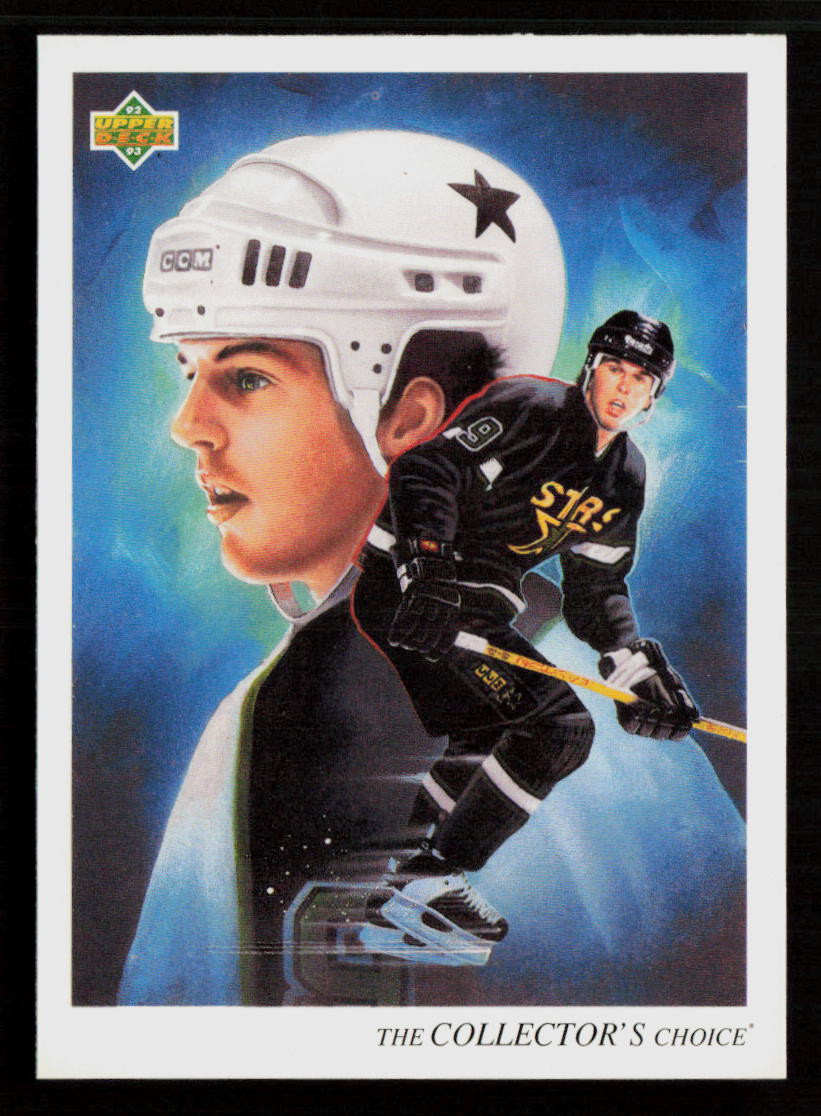 Mike Modano 1992-93 Upper Deck #9 HOF Minnesota North Stars Hockey Card