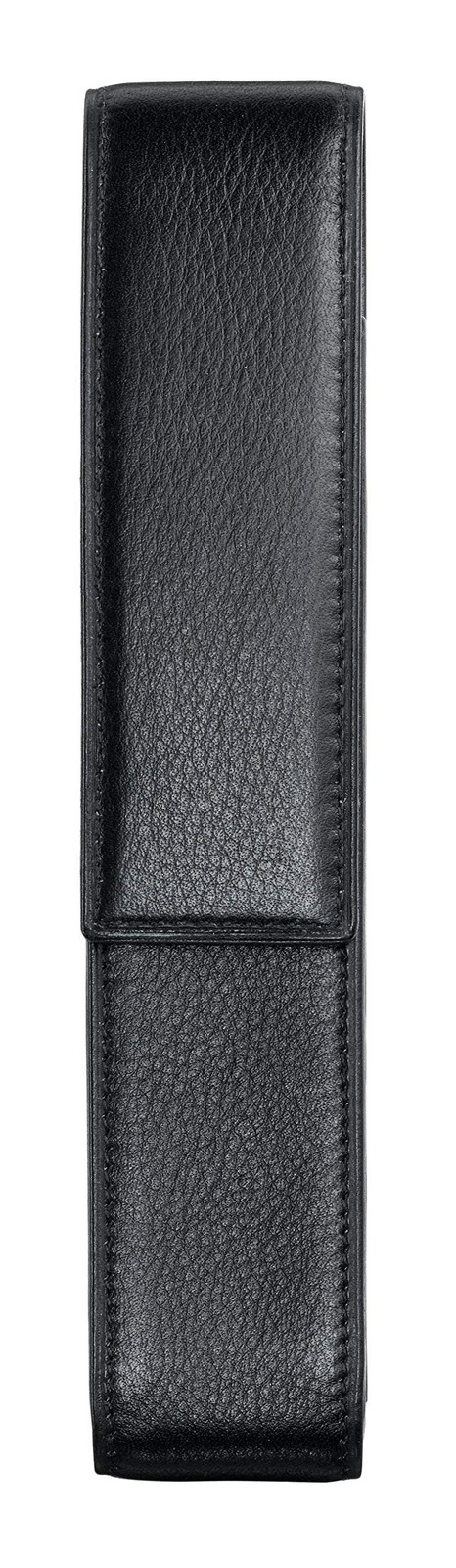 Étui à stylo en cuir noir nomade A201 pour le bureau et les voyages